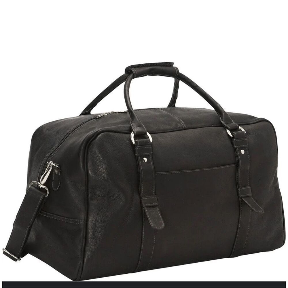 Piel Colombia Handmade Leather‎ Travel Carry On Duffle Bag Brown Large 3078 Zip